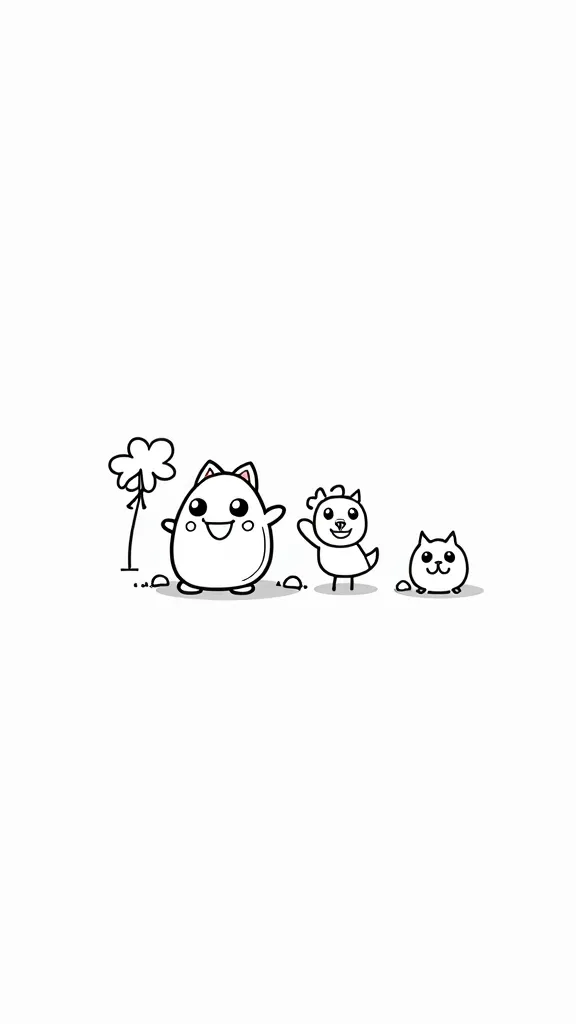 pou coloring pages